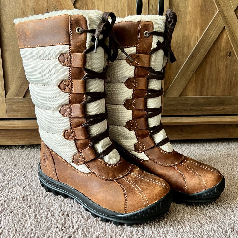 GENTLY WORN Timberland Mt. Hayes Tall Waterproof Boots Size 6.5 (Womens)